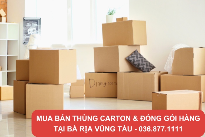 Thùng carton 3 lớp sử dụng để đóng đồ chuyển nhà