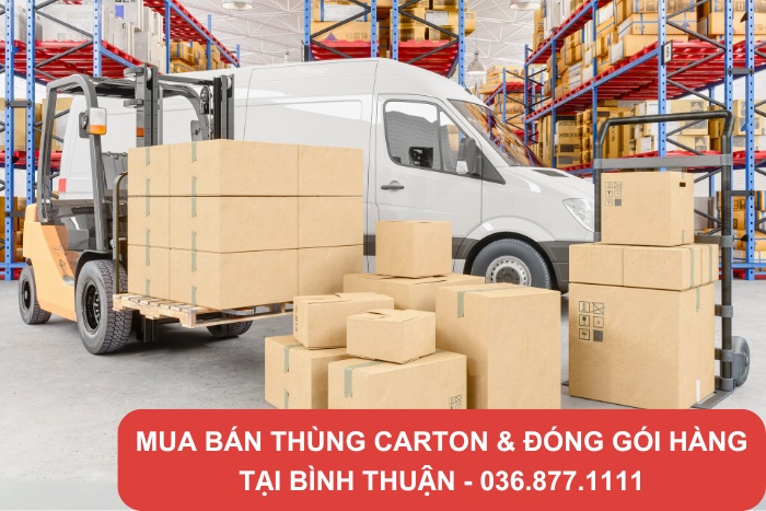 Nhu cầu sử dụng thùng carton đóng gói hàng hóa tại Bình Thuận rất lớn