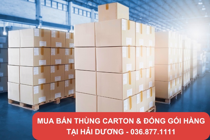 Tổng kho thùng Thành Hưng cung cấp đa dạng thùng carton Hải Dương