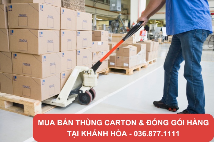 Thùng carton là bao bì đóng gói được ưa chuộng tại Khánh Hòa