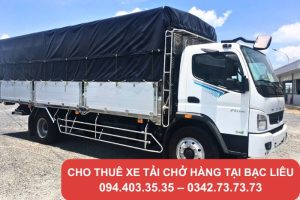Thành Hưng cho thuê xe tải chở hàng Bạc Liêu uy tín và chuyên nghiệp