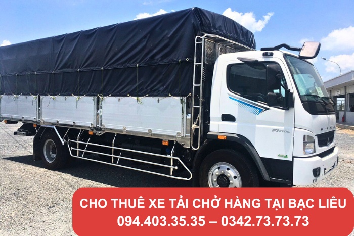 Thành Hưng cho thuê xe tải chở hàng Bạc Liêu uy tín và chuyên nghiệp