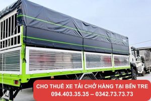 Thành Hưng cho thuê xe tải chở hàng Bến Tre với đa dạng tải trọng và chủng loạing đầu hiện nay