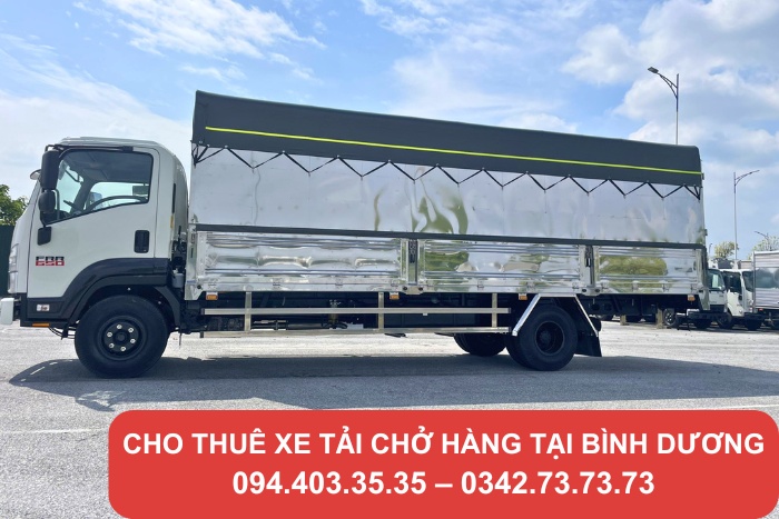 Thành Hưng cho thuê xe tải chở hàng Bình Dương với đa dạng tải trọng và chủng loại