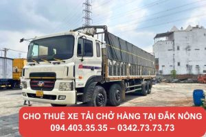 Dịch vụ cho thuê xe tải chở hàng Đắk Nông của Thành Hưng mang lại nhiều lợi ích cho khách hàng