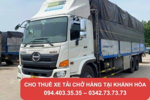 Thành Hưng cung cấp dịch vụ cho thuê xe tải tại Khánh Hòa uy tín