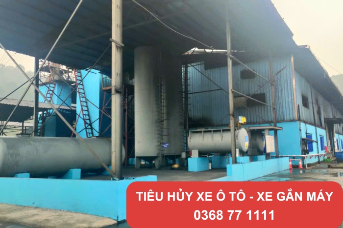 Cơ sở tiêu hủy xe ô tô xe gắn máy Thành Hưng