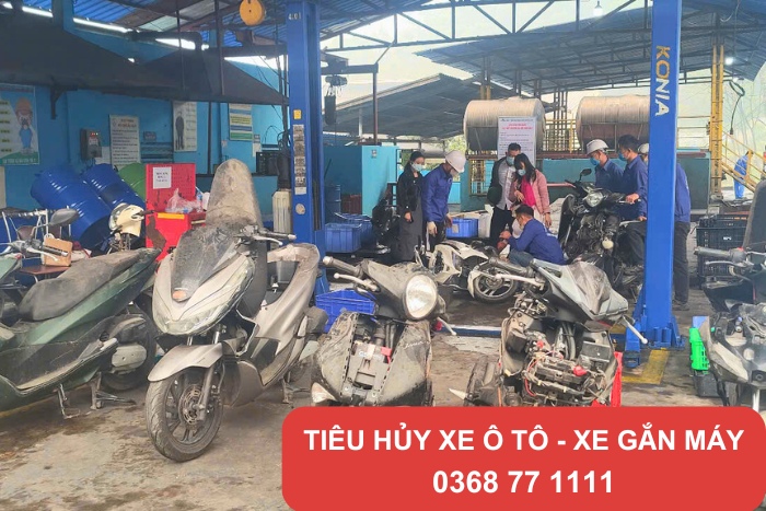 Quá trình tiêu hủy được thực hiện theo các bước chuẩn hóa