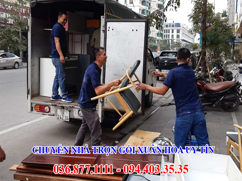Dịch vụ chuyển nhà trọn gói phường Xuân Hòa giá rẻ