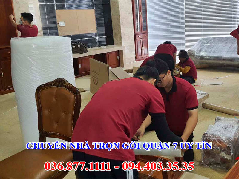 Dịch vụ chuyển nhà trọn gói Quận 7 giá rẻ