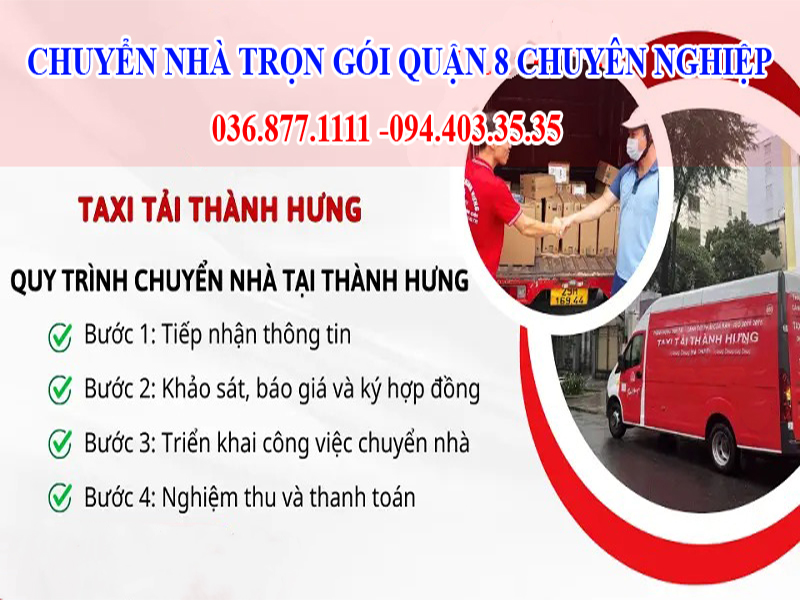 Dịch vụ chuyển nhà trọn gói Quận 8