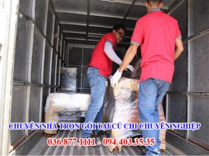 Dịch vụ chuyển nhà trọn gói xã Củ Chi